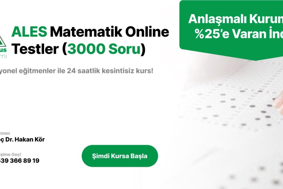 ales test soruları